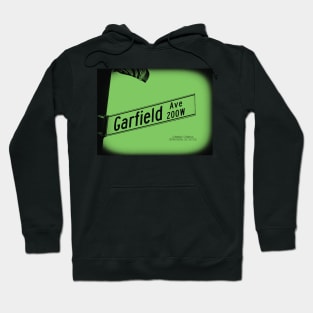 Garfield Avenue GREEN LICORICE, Glendale, California by Mistah Wilson Hoodie